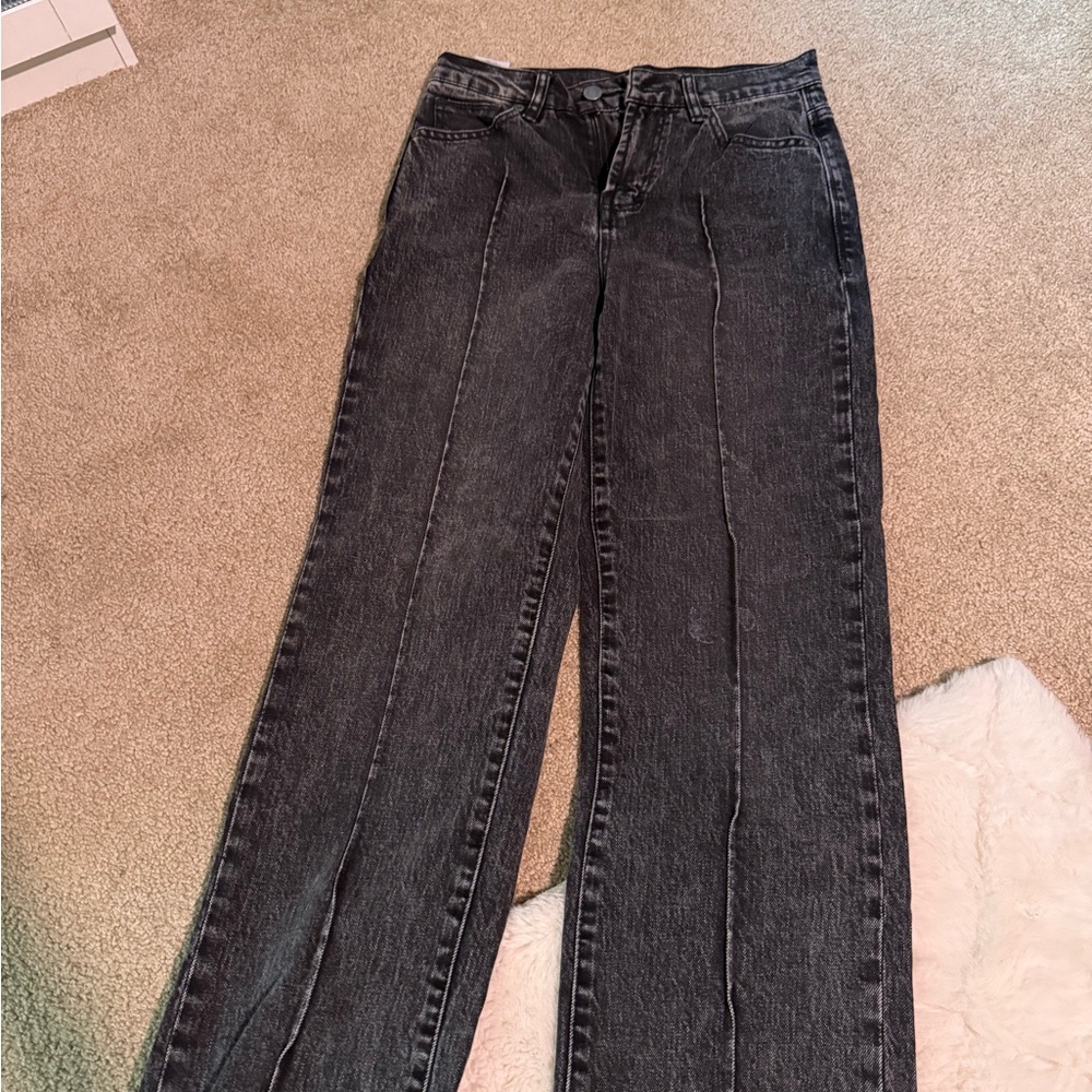 Habitual Charcoal Straight Leg Women's Jeans